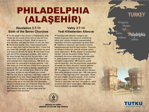 Philadelphia Ancient City Map
