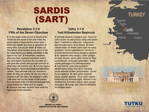 Sardis Ancient City Map