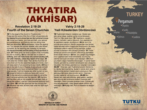 Thyatira Ancient City Map